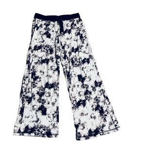 Black And White Tie-dye Sweat Pants